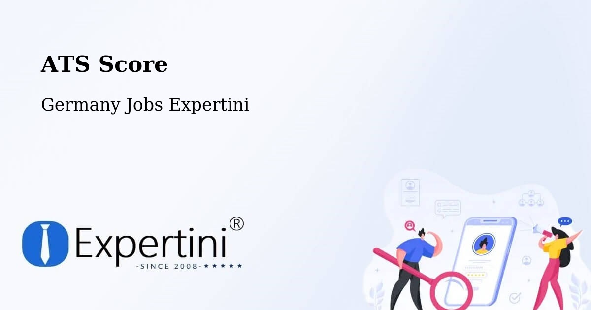 Resume ATS Score & Job Description Match Tool – Bucha - Germany Jobs Expertini