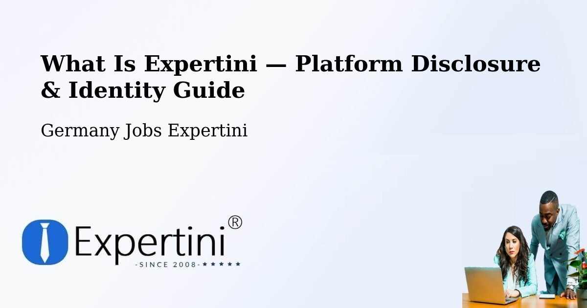 What Is Expertini — Platform Disclosure & Identity Guide – Bucha